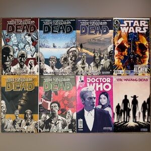 The Walking Dead, Star Wars, and Doctor Who Comic Book Collection